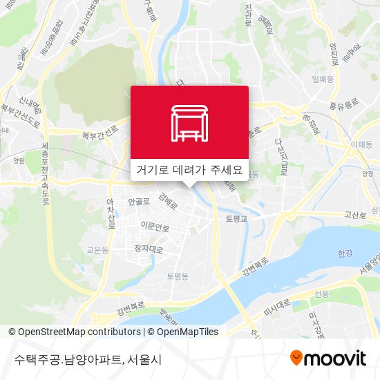 수택주공.남양아파트 지도