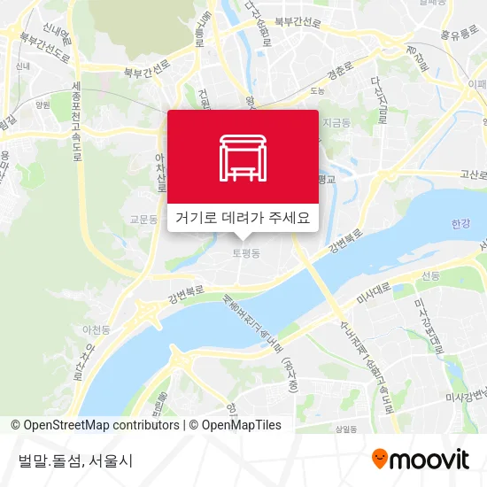 벌말.돌섬 지도