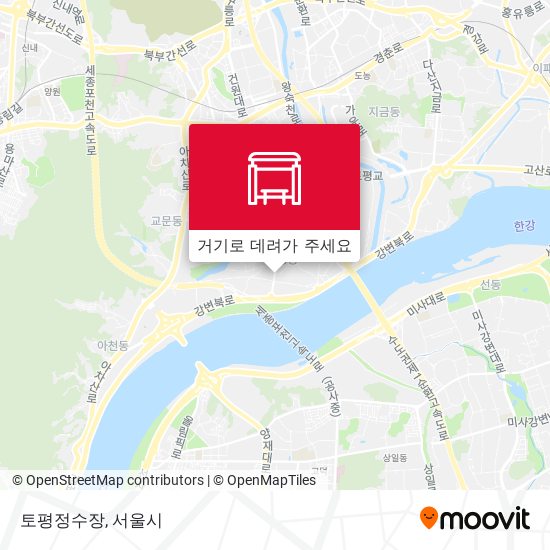 토평정수장 지도