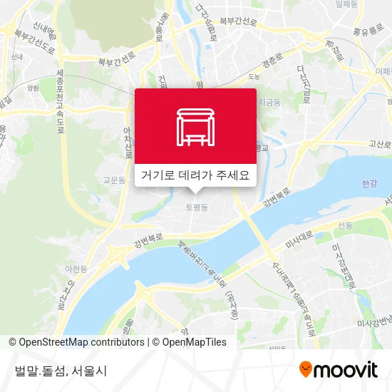 벌말.돌섬 지도
