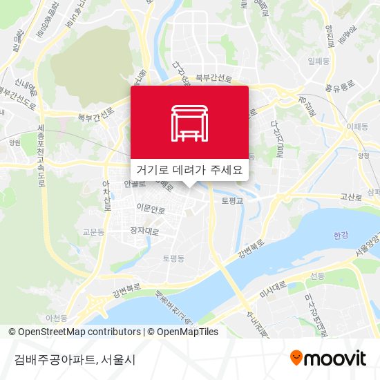 검배주공아파트 지도