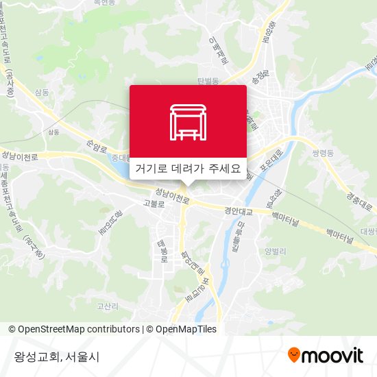 왕성교회 지도