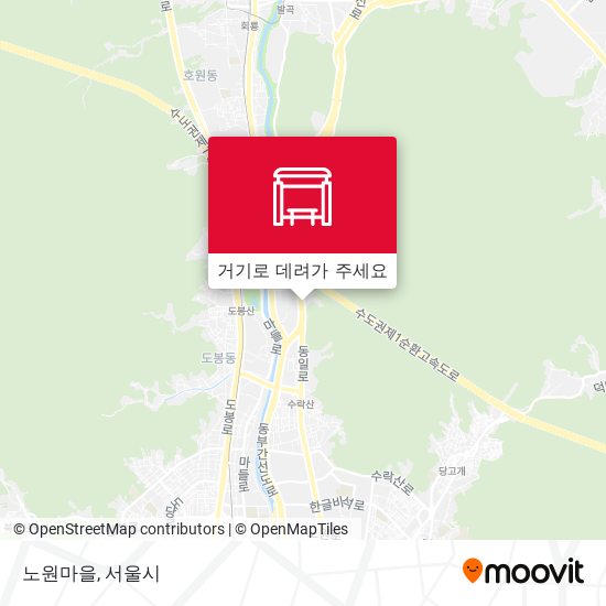 노원마을 지도