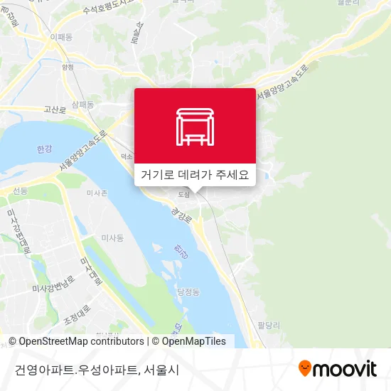 건영아파트.우성아파트 지도