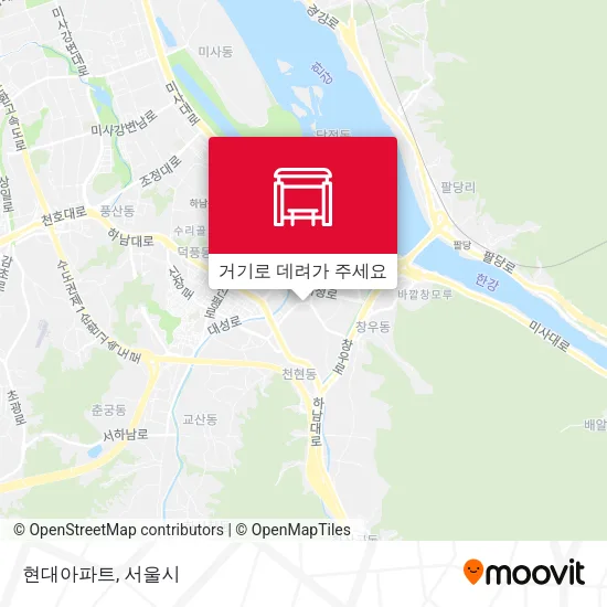 현대아파트 지도