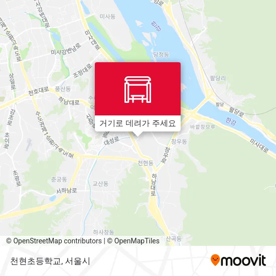 천현초등학교 지도