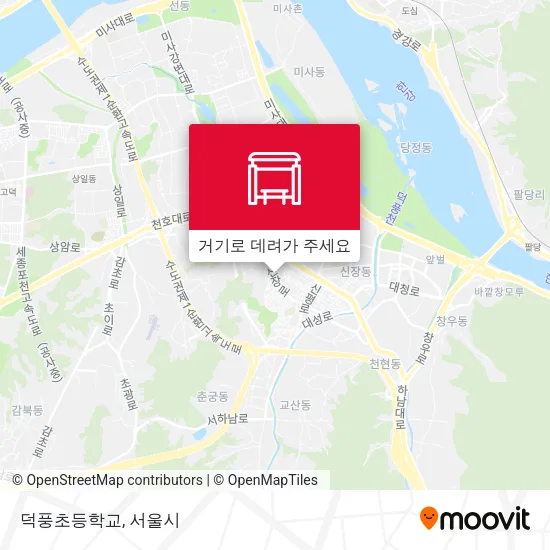 덕풍초등학교 지도