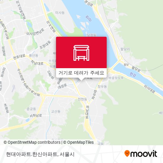 현대아파트.한신아파트 지도