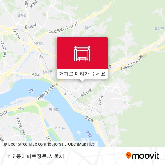 코오롱아파트정문 지도
