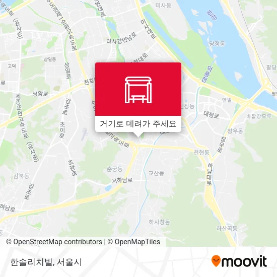 한솔리치빌 지도