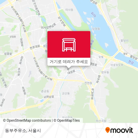 동부주유소 지도