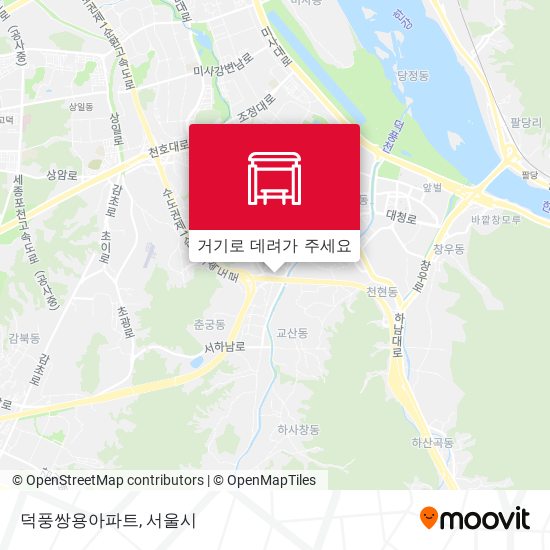 덕풍쌍용아파트 지도