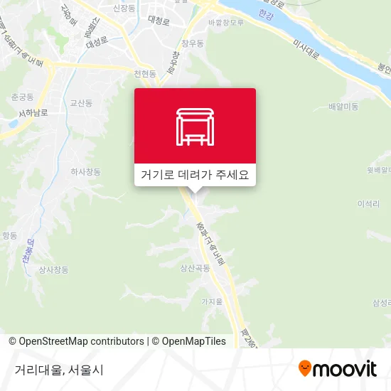 거리대울 지도