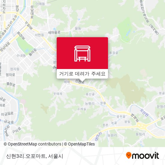 신현3리.오포마트 지도