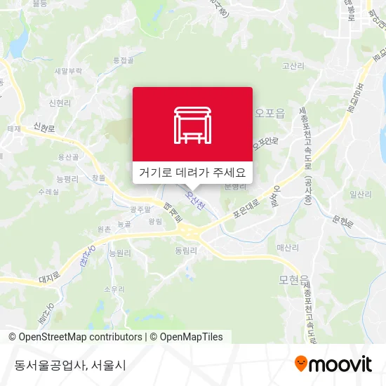 동서울공업사 지도
