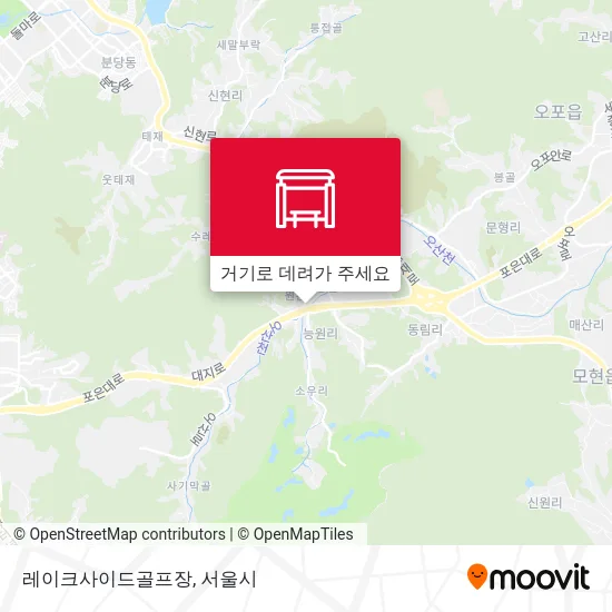 레이크사이드골프장 지도