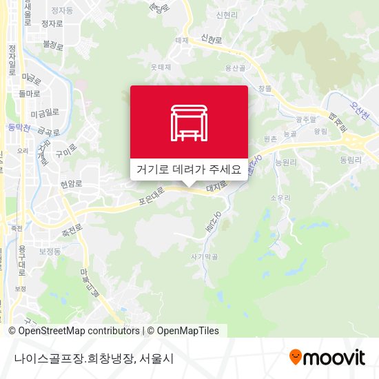 나이스골프장.희창냉장 지도