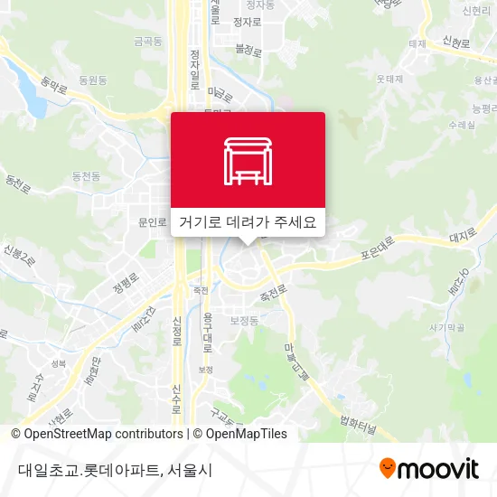 대일초교.롯데아파트 지도