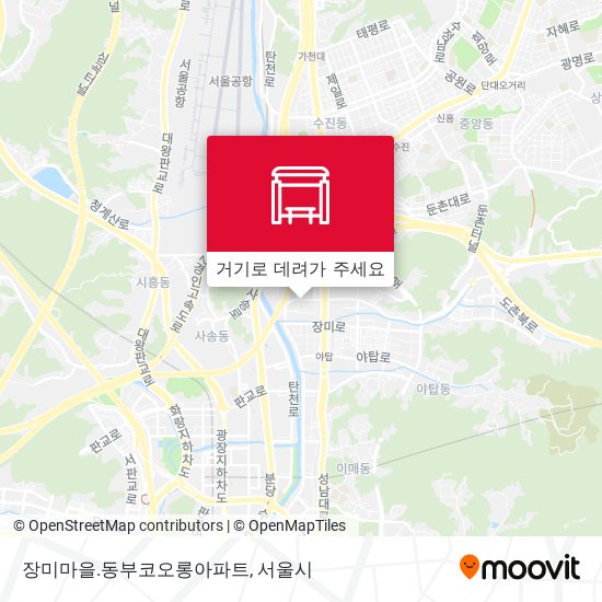 장미마을.동부코오롱아파트 지도