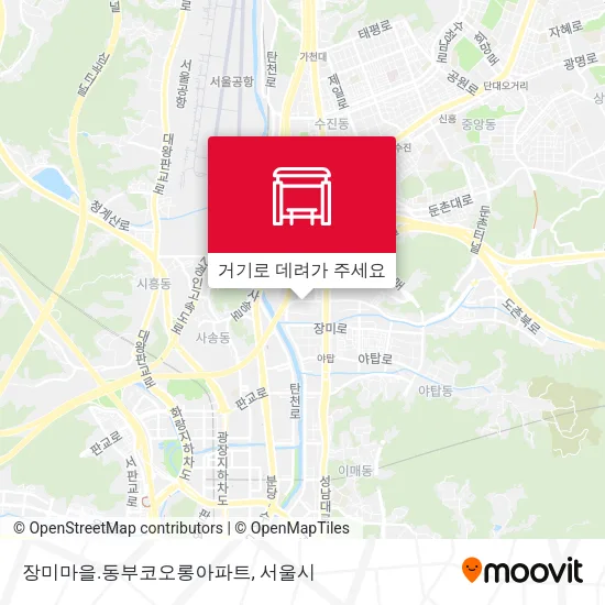 장미마을.동부코오롱아파트 지도