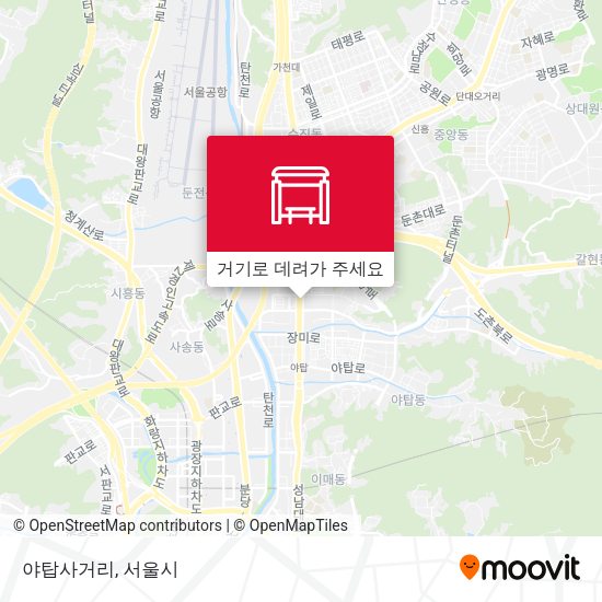 야탑사거리 지도