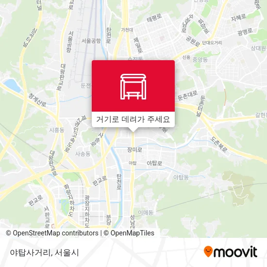 야탑사거리 지도