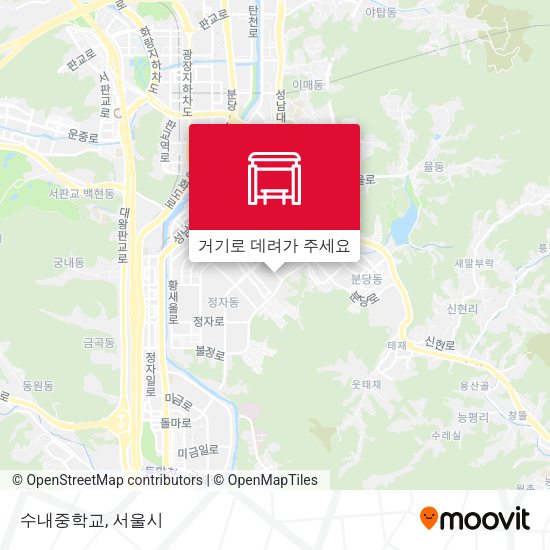 수내중학교 지도