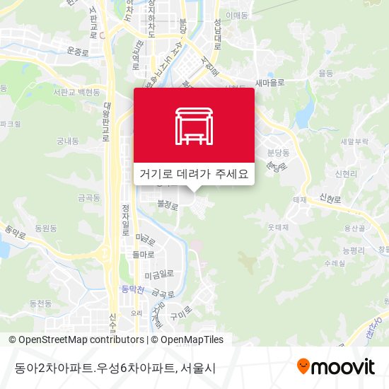 동아2차아파트.우성6차아파트 지도