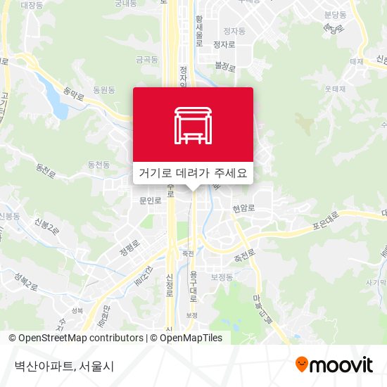 벽산아파트 지도