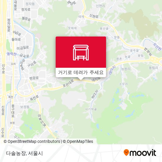 다솔농장 지도