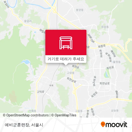 예비군훈련장 지도