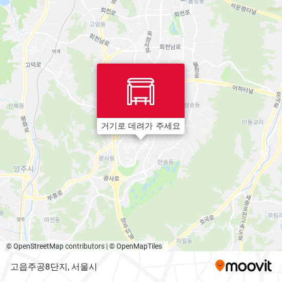 고읍주공8단지 지도