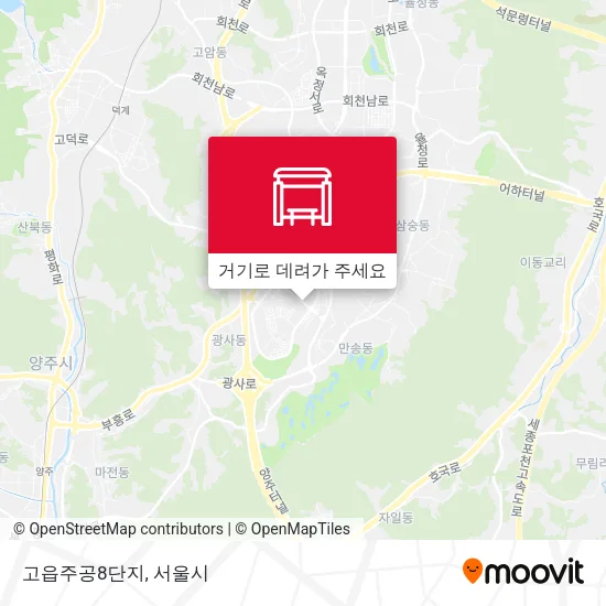 고읍주공8단지 지도