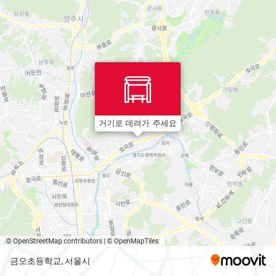 금오초등학교 지도