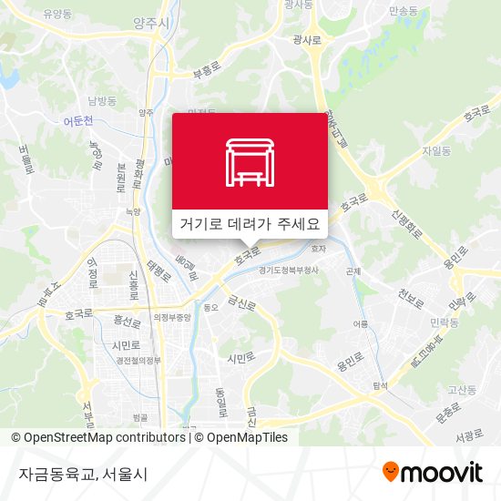 자금동육교 지도