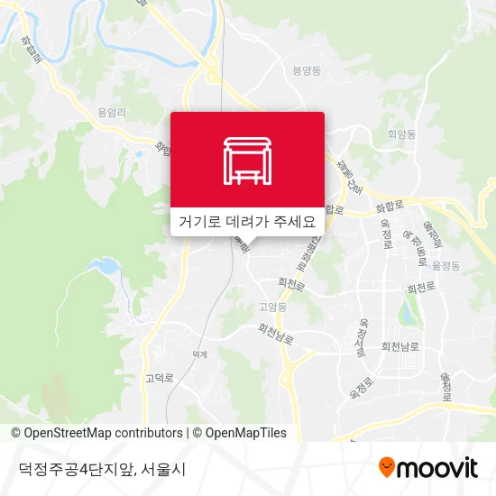 덕정주공4단지앞 지도