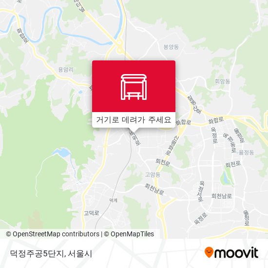 덕정주공5단지 지도