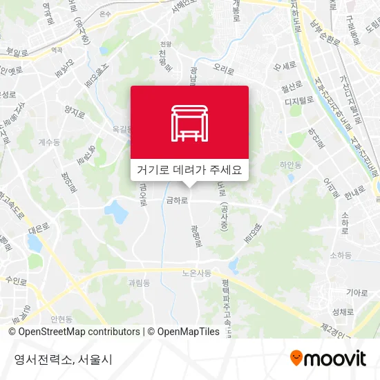 영서전력소 지도