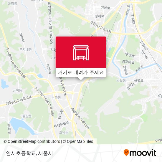 안서초등학교 지도