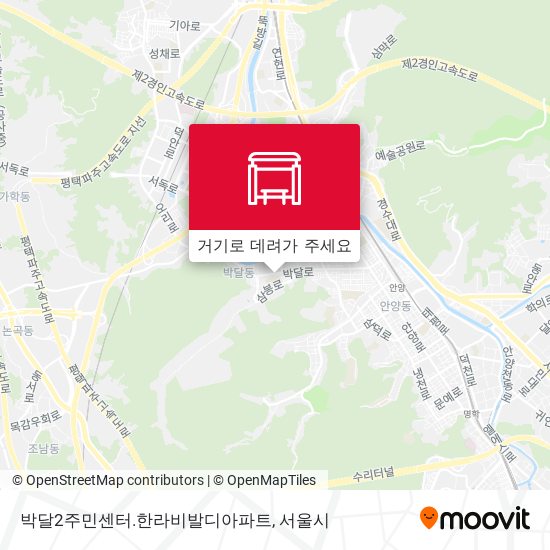 박달2주민센터.한라비발디아파트 지도