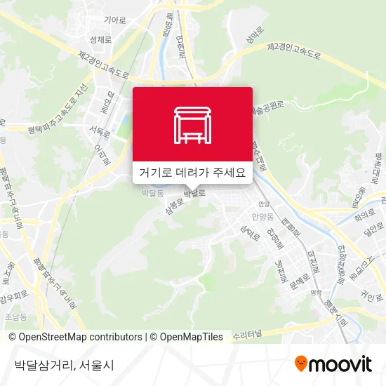박달삼거리 지도
