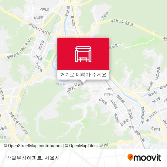 박달우성아파트 지도