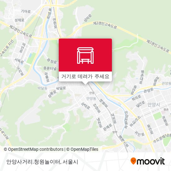 안양사거리.청원놀이터 지도