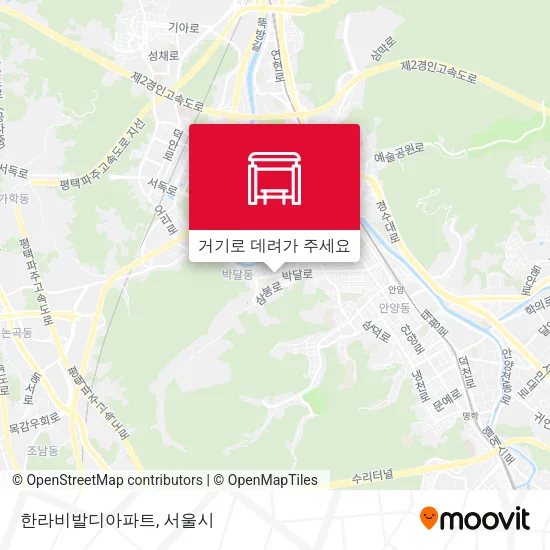 한라비발디아파트 지도