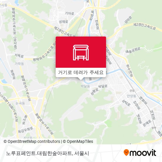 노루표페인트.대림한숲아파트 지도