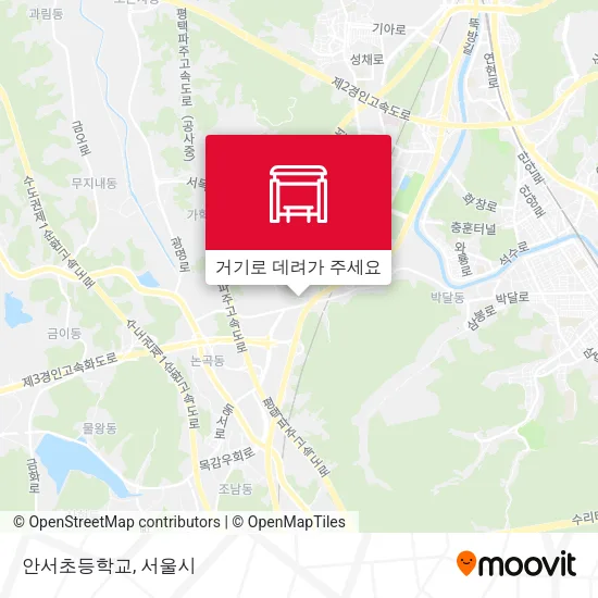 안서초등학교 지도