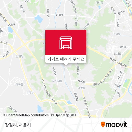 장절리 지도