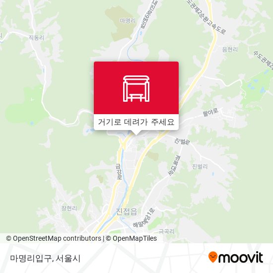 마명리입구 지도