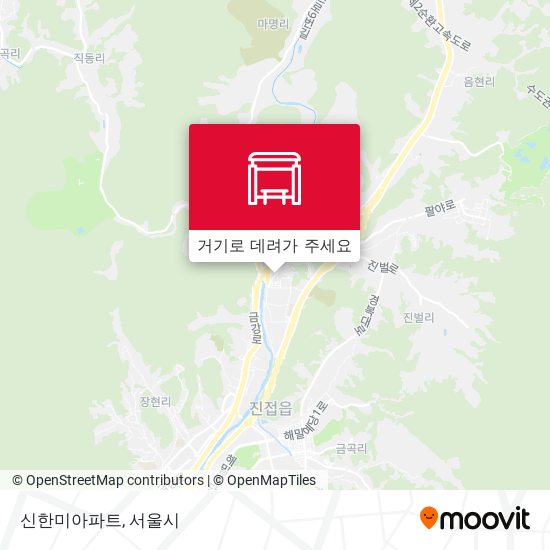 신한미아파트 지도