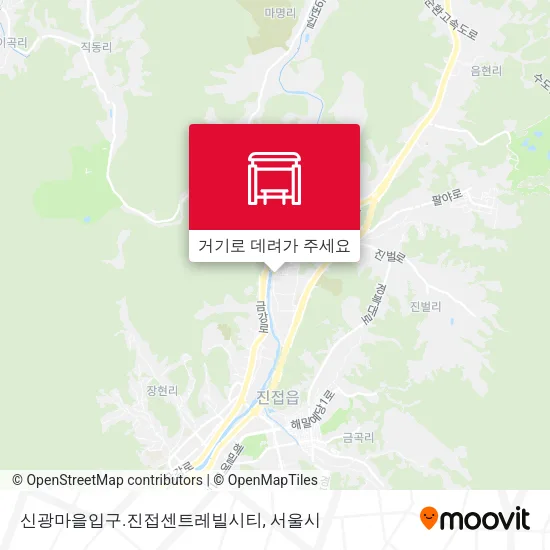 신광마을입구.진접센트레빌시티 지도